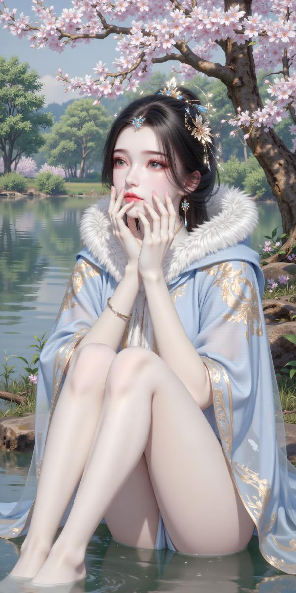 国漫女神精品AI绘画大合集-红月资源网